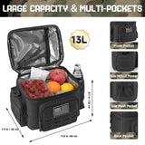 Tactical Thermal Cooler Bag Military Heavy Duty Lunch Box Work Leakproof Insulated Durable Lunch Bag for Men Meal Camping Picnic