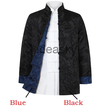 Tang suit Chinese Traditional clothes vintage style men's long-sleeve fashion spring winter Tang suit clothing jacket for man