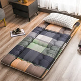 Tatami Mattress Thicker Mattress Soft Cushion Sponge Mat Dormitory Single Double Folding Mattress Topper Foldable Sleeping Pad