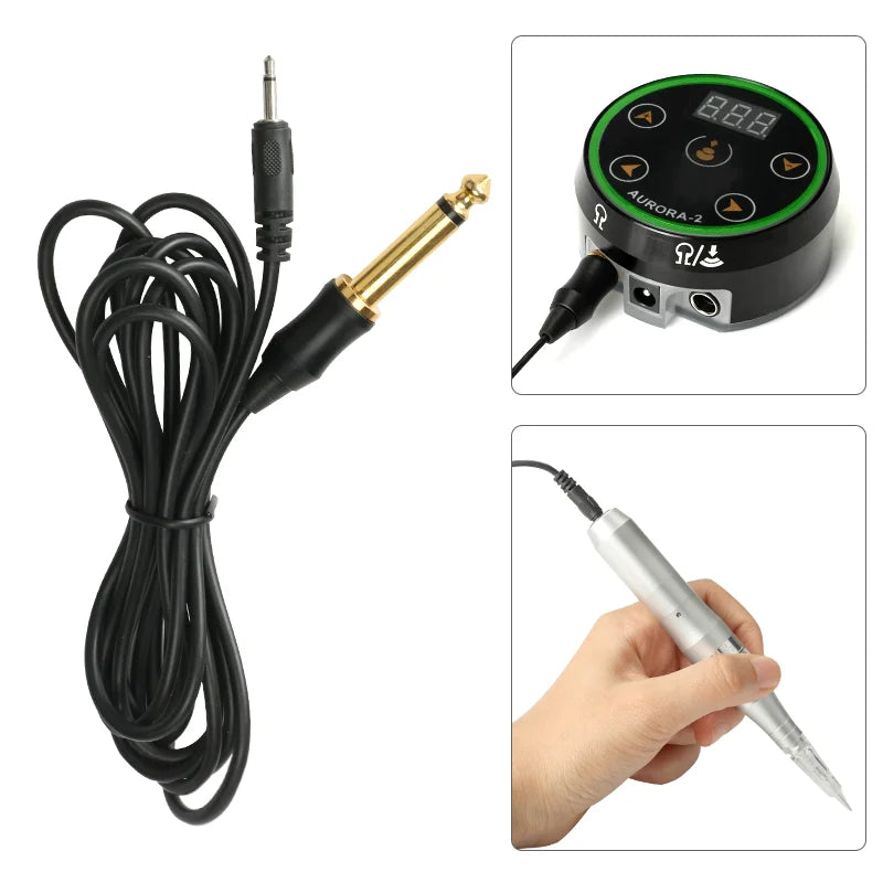 Tattoo Cable Line 3.5Mm 2.5Mm Clid Cord Use For Permanent Makeup Machine Tattoo Power Supply