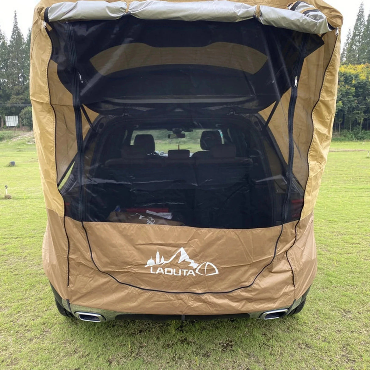 Tent for Car Trunk Sunshade Rainproof Rear Tent Simple Motorhome For Self-driving Tour Barbecue Camping Hiking Tent