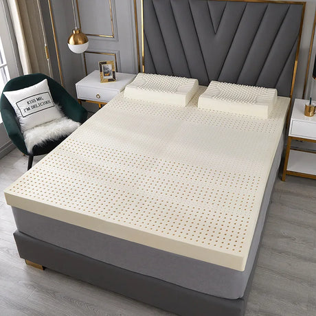 Thailand natural 100% latex mattress with cover natural rubber pure mattress 1.8m bed 2.0m thickened home dormitory cushion mats