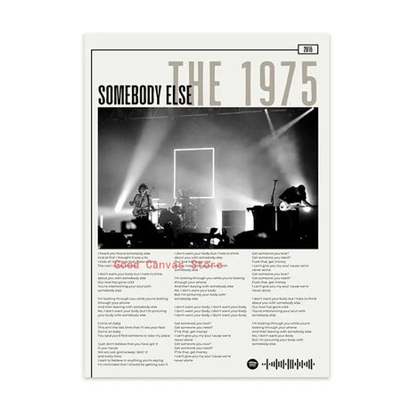 The 1975 Rock Band Posters New Music Album Cover Magazine Canvas Painting Print Wall Art Pictures For Room Home Decor Fans Gift