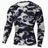 Thermal Underwear Rash Guard Kit MMA Compression Apparel Leggings Men Unionsuit Bodybuilding T-Shirt Camouflage Tracksuit Men