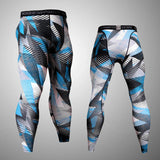 Thermal Underwear Rash Guard Kit MMA Compression Apparel Leggings Men Unionsuit Bodybuilding T-Shirt Camouflage Tracksuit Men