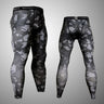 Thermal Underwear Rash Guard Kit MMA Compression Apparel Leggings Men Unionsuit Bodybuilding T-Shirt Camouflage Tracksuit Men