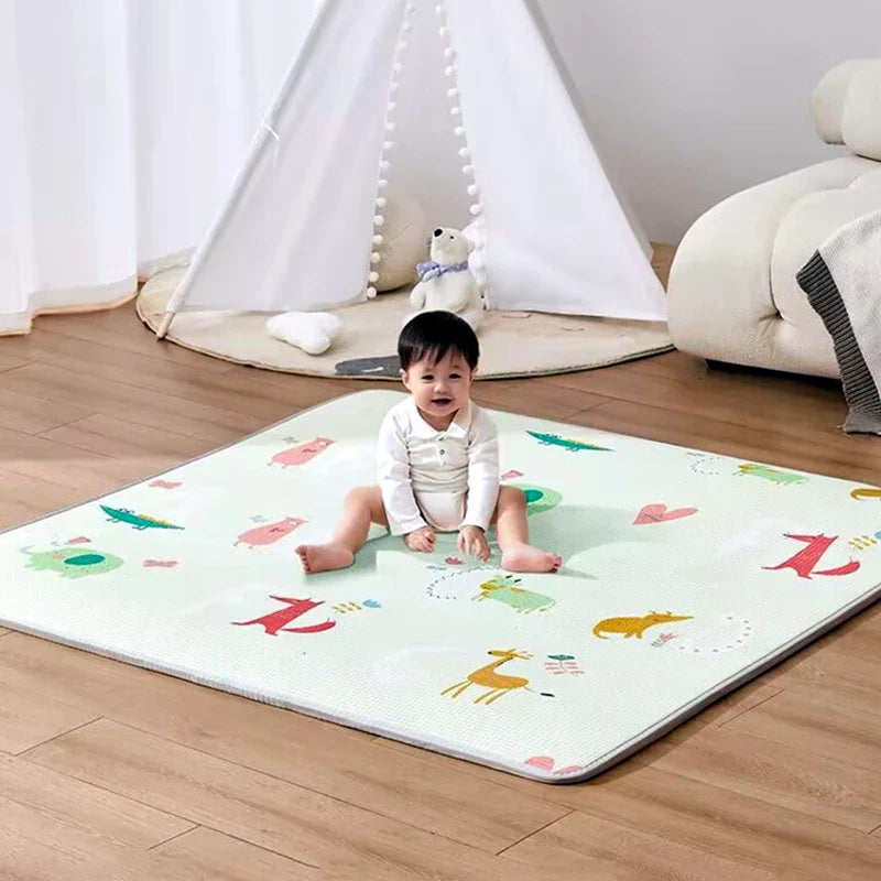 Thick 1CM Non-toxic EPE Baby Activity Gym Baby Crawling Play Mats Folding Mat Carpet Baby Game Mat for Children's Safety Mat Rug