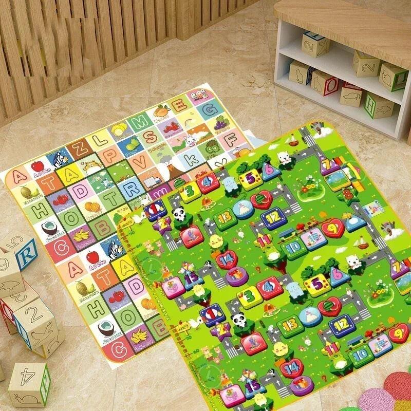 Thick 1CM Non-toxic EPE Baby Activity Gym Baby Crawling Play Mats Folding Mat Carpet Baby Game Mat for Children's Safety Mat Rug