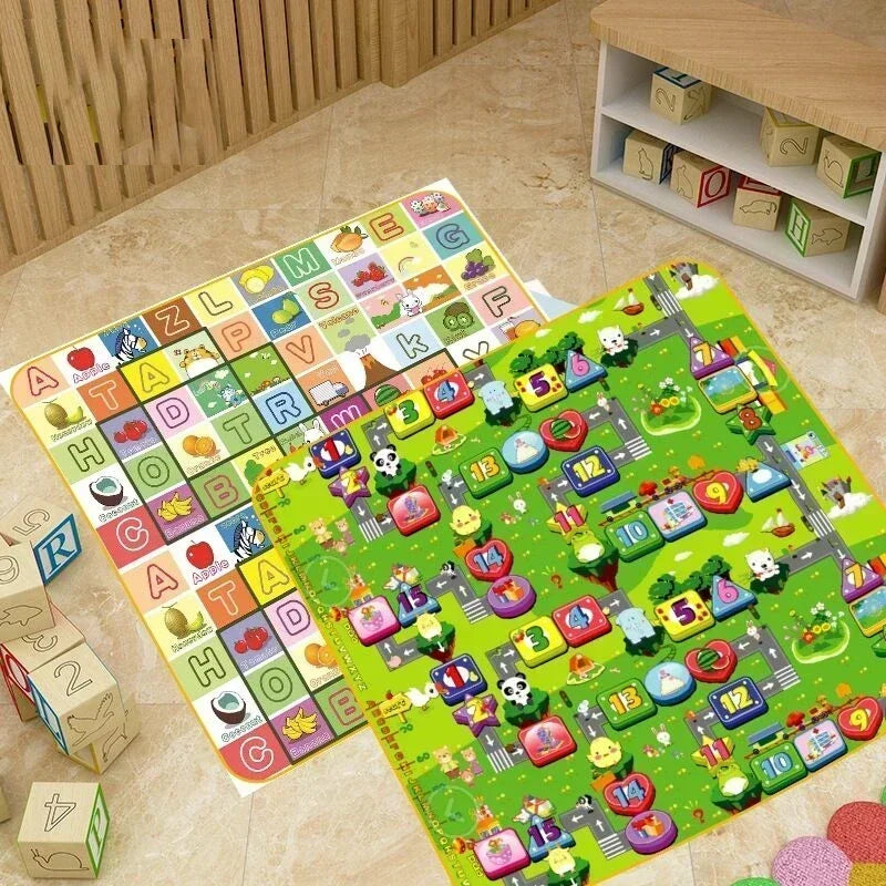 Thick Non-toxic 1CM EPE Baby Activity Gym Baby Crawling Play Mats Folding Mat Carpet Baby Game Mat for Children's Safety Mat Rug