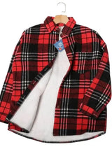 Thick Velvet Plaid Shirts Women Winter Warm Blouses and Tops New Casual Woolen Shirt Jacket Female Clothes Coat Outwear C17001X