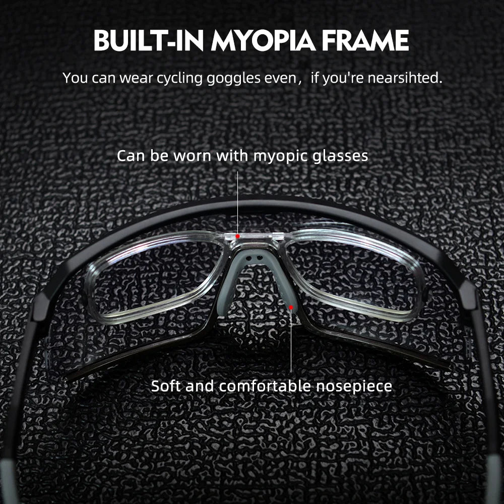 ThinkRider Bike Photochromic Cycling Glasses Bicycle Glasses Sports Men's Sunglasses MTB Road Cycling Eyewear Protection Goggles