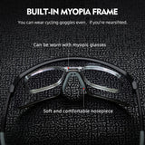 ThinkRider Bike Photochromic Cycling Glasses Bicycle Glasses Sports Men's Sunglasses MTB Road Cycling Eyewear Protection Goggles