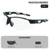 ThinkRider Bike Photochromic Cycling Glasses Bicycle Glasses Sports Men's Sunglasses MTB Road Cycling Eyewear Protection Goggles