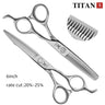 Titan Barber scissors Professional Hair Shears  6.0 Japan Vg10 Steel Hairdressing Salon Tools Hair cutting