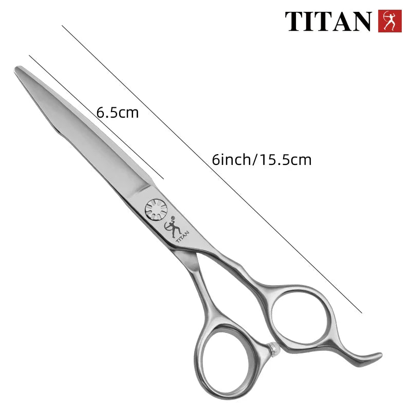 Titan Barber scissors Professional Hair Shears  6.0 Japan Vg10 Steel Hairdressing Salon Tools Hair cutting