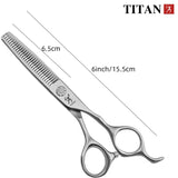 Titan Barber scissors Professional Hair Shears  6.0 Japan Vg10 Steel Hairdressing Salon Tools Hair cutting