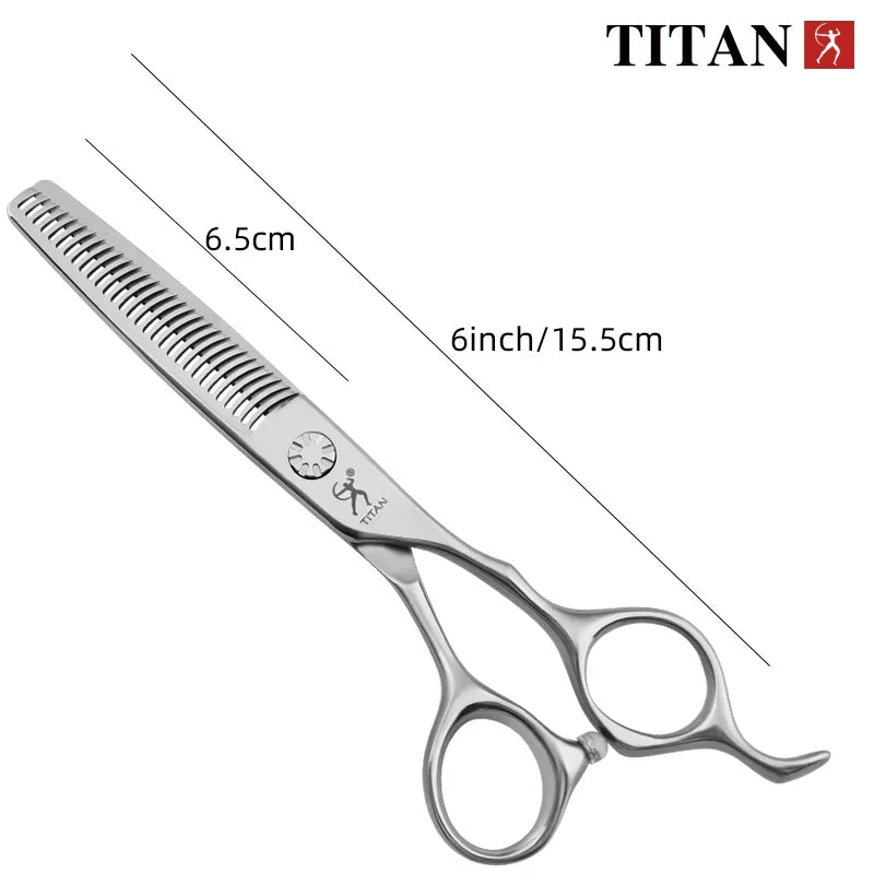 Titan Barber scissors Professional Hair Shears  6.0 Japan Vg10 Steel Hairdressing Salon Tools Hair cutting