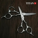 Titan Hair Scissors Thinning Barber Cutting Hair Shears Scissor Tools Hairdressing Scissors 4.5inch 5.0inch 5.5inch