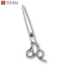 Titan high quality sus440c japan steel cut thinning 7inch,8inch barber tools shears pet dog cat grooming scissors