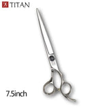 Titan high quality sus440c japan steel cut thinning 7inch,8inch barber tools shears pet dog cat grooming scissors