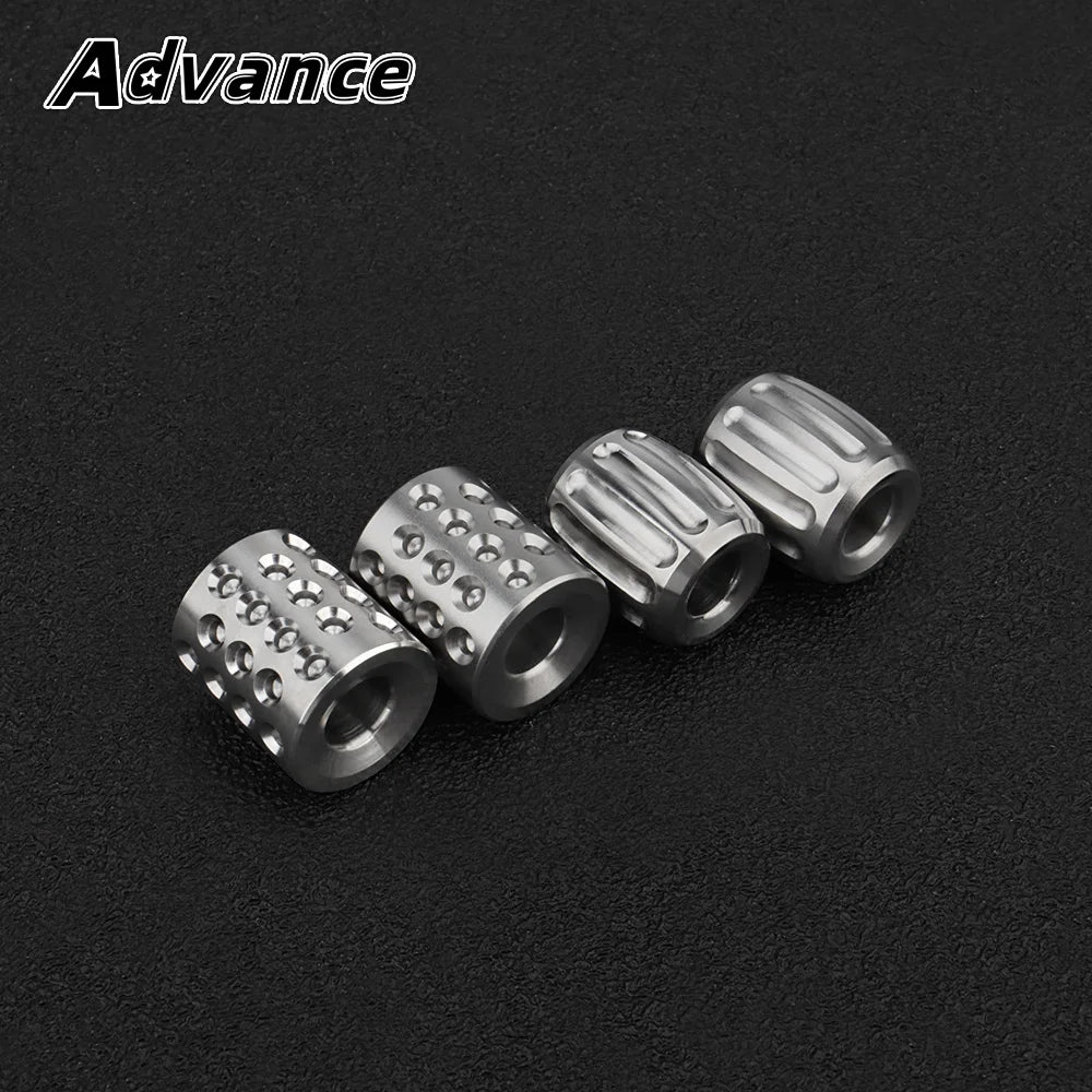 Titanium Alloy Pumpkin Paracord Accessory Multihole Knife Beads EDC DIY Paracord Beads