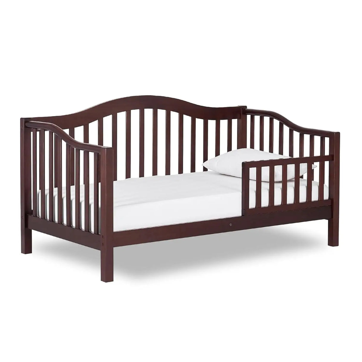 Toddler Day Bed in White Children Beds Gold Certified 54x30x29 Inch (Pack of 1) Kids Bed Frame Furniture