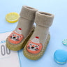 Toddler Indoor Sock Newborn Prewalker Kids Cotton Socks Winter Thick Terry Baby Girl Sock Rubber Sole Infant Funny Cartoon Sock