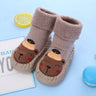 Toddler Indoor Sock Newborn Prewalker Kids Cotton Socks Winter Thick Terry Baby Girl Sock Rubber Sole Infant Funny Cartoon Sock