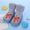 Toddler Indoor Sock Newborn Prewalker Kids Cotton Socks Winter Thick Terry Baby Girl Sock Rubber Sole Infant Funny Cartoon Sock