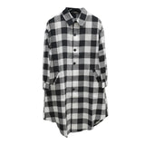 Tokyo Revengers Anime Cosplay Costume Manjiro Sano Mikey Long Sleeve Plaid Shirt Blouses Loose Version Casual Wear Gift