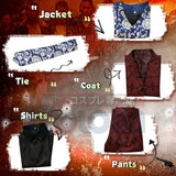 Tokyo Revengers Anime Cosplay Costume Osaka Keisuke Baji Suit Coat Casual Wearing Halloween Christmas Gift