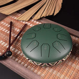 Tongue Drum 6 Inch 8 Note Treble Mini Ethereal Drum Children Steel Pan Hand Drums Yoga Meditation Percussion Instruments Gifts