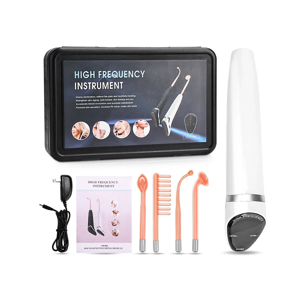 Touch Screen High Frequency Facial Electrotherapy Tubes Cosmetic Machine дарсонваль Skin Care Face Beauty Spa home use devices