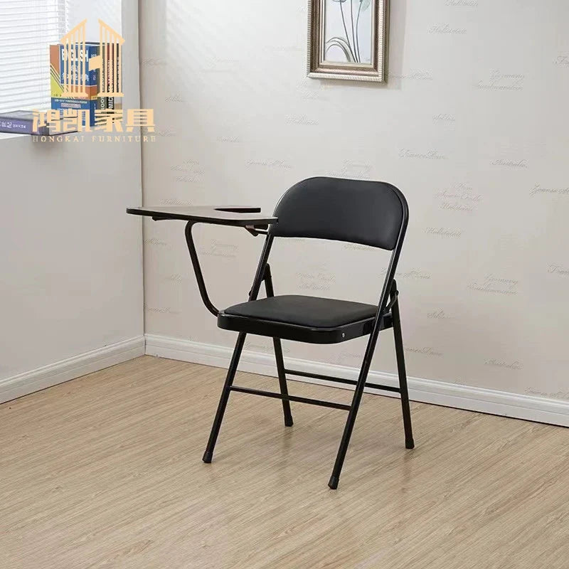 Training Table with Wordpad Classroom Furniture Supplies Conference Room Chair Furniture Foldable Study Chair