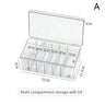 Transparent Eyelashes Extension Tools Storage Box Lashes Accessories Acrylic Desktop Makeup Tool Container Cosmetic Organizer