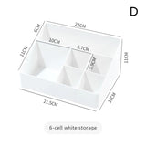 Transparent Eyelashes Extension Tools Storage Box Lashes Accessories Acrylic Desktop Makeup Tool Container Cosmetic Organizer