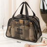 Transparent Makeup Bag Organizer Hangbag Storage Bags Dry Wet Separation Cosmetic case Female necessaries Travel Toiletry Bag