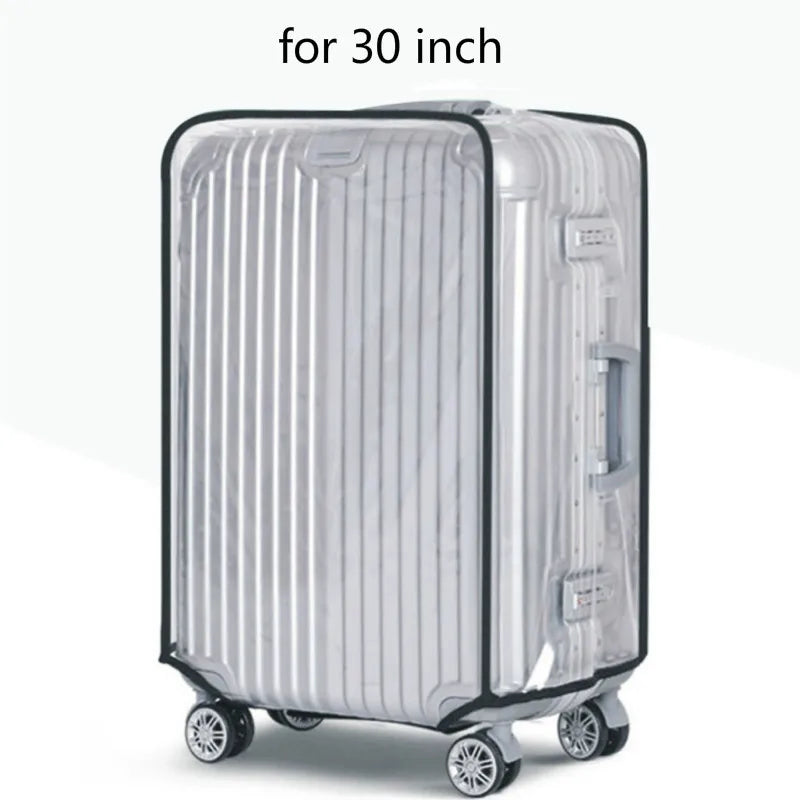 Transparent PVC Luggage Cover Waterproof Trolley Suitcase Dust Cover Dustproof Travel Accessories