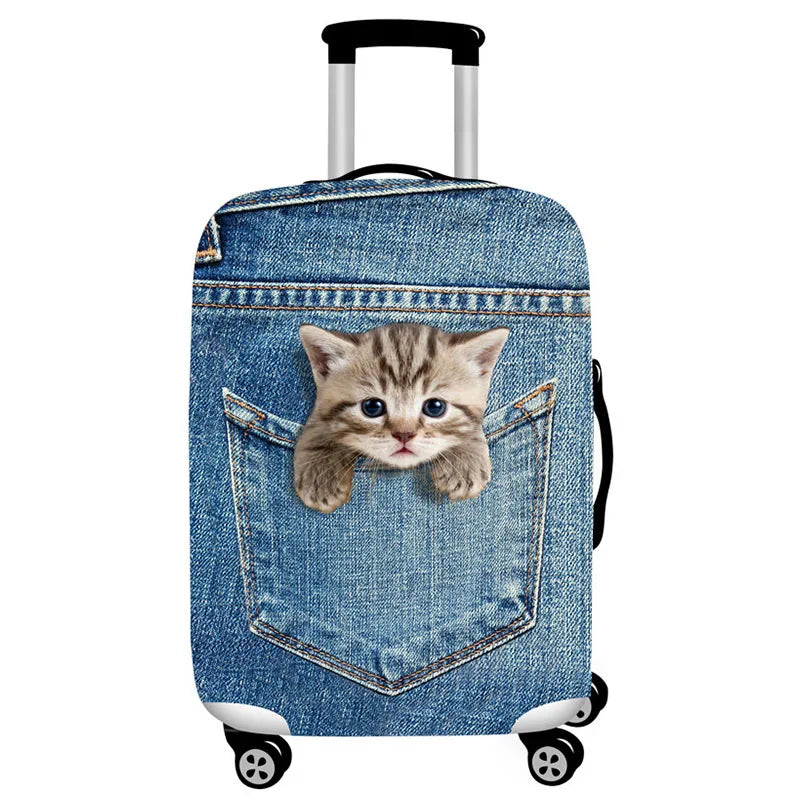 Travel 3D animal pattern Luggage Protective Cover Suitable for 18-32 inch  Trolley suitcase dust cover Perfect elasticity