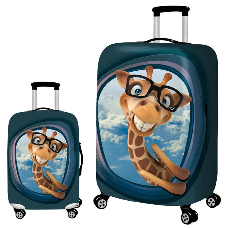 Travel 3D animal pattern Luggage Protective Cover Suitable for 18-32 inch  Trolley suitcase dust cover Perfect elasticity