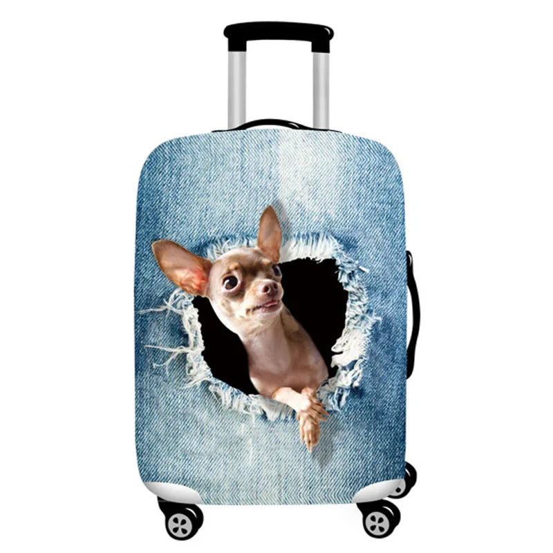 Travel 3D animal pattern Luggage Protective Cover Suitable for 18-32 inch  Trolley suitcase dust cover Perfect elasticity