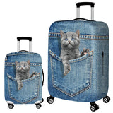 Travel 3D animal pattern Luggage Protective Cover Suitable for 18-32 inch  Trolley suitcase dust cover Perfect elasticity