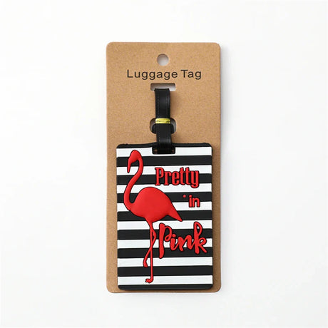 Travel Accessories Luggage Tag Creative Corgi &Cat Suitcase Fashion Style Silicon Portable Travel Label  ID Addres Holder