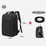 Travel Backpack Men Business Aesthetic Backpack School Expandable USB Bag Large Capacity 17.3 Laptop Waterproof Fashion Backpack