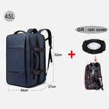 Travel Backpack Men Business Aesthetic Backpack School Expandable USB Bag Large Capacity 17.3 Laptop Waterproof Fashion Backpack