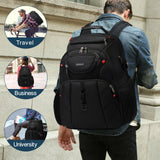 Travel Laptop Backpack, 17 Inch Business Durable Backpack With USB, Waterproof University Backpack For Men And Women