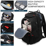 Travel Laptop Backpack, 17 Inch Business Durable Backpack With USB, Waterproof University Backpack For Men And Women