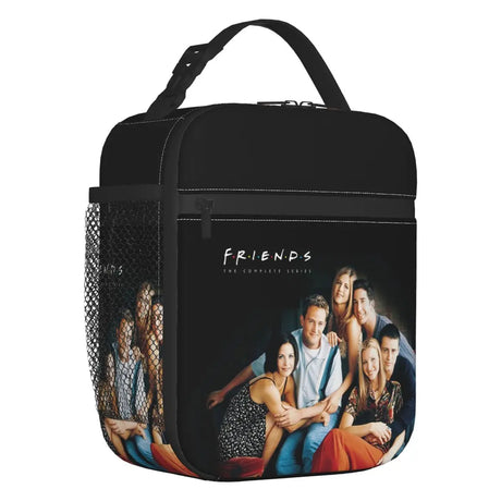 Tv Show Friends Funny Quote Insulated Lunch Bags for Women How You Doin Resuable Thermal Cooler Food Lunch Box Kids School