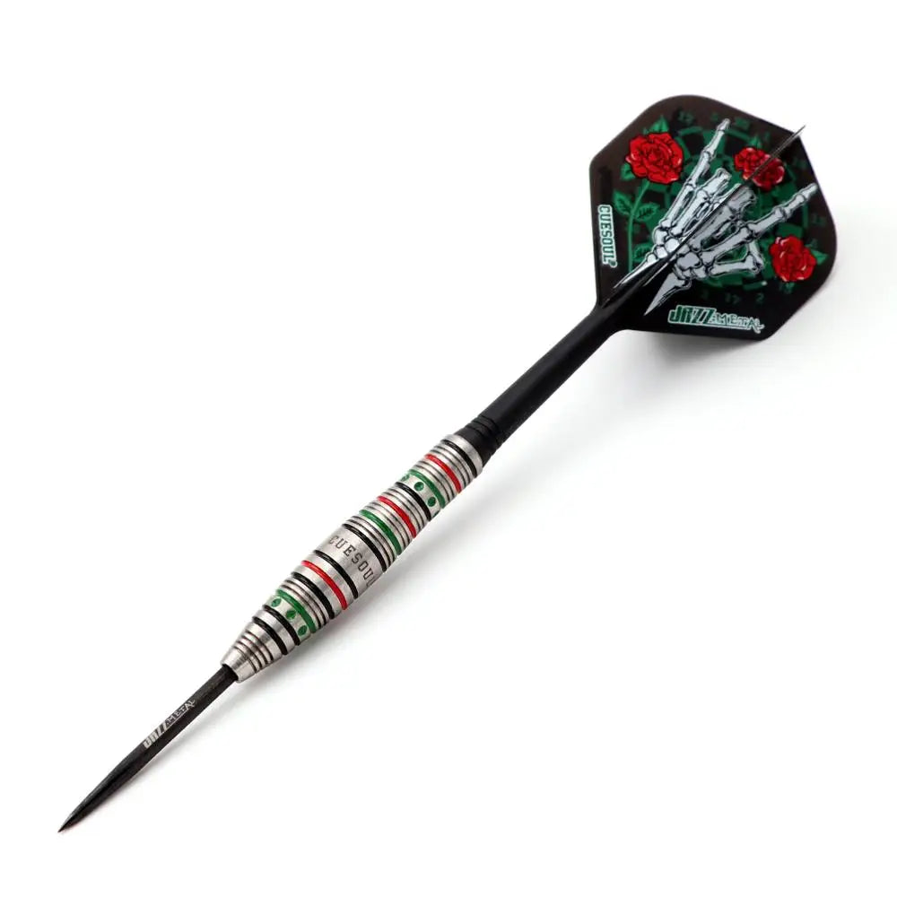 CUESOUL JAZZ-METAL 21/23/25g Steel Tip 90% Tungsten Dart Set with Integrated ROST Dart Flights and Wristband