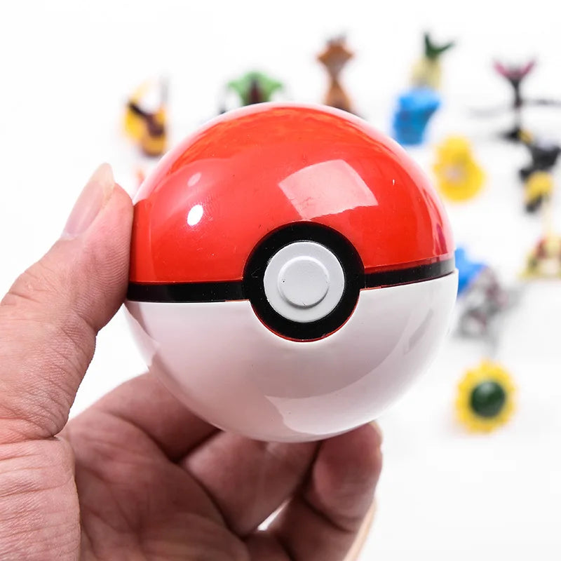 21 Styles 6.8Cm Pokemon Elf Ball New 2-3cm Anime Action Figures Pikachu Pokeball Monster Blind Box Toy Model Dolls Children Gift